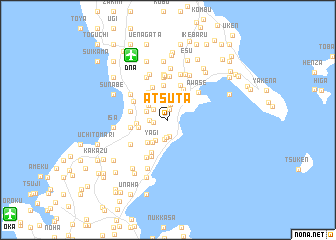 map of Atsuta