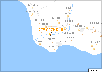 map of Atsydzhkva