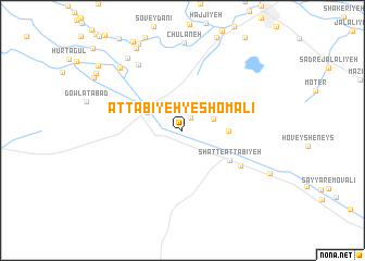 map of ‘Attābīyeh-ye Shomālī