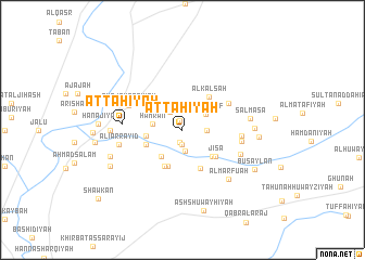 map of Aţ Ţāhiyah