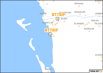 map of Aţ Ţāʼif