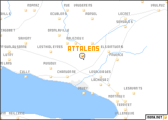 map of Attalens