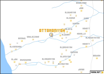 map of At Tamānīyah