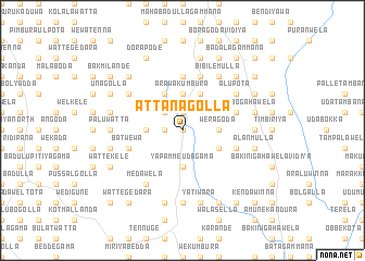 map of Attanagolla