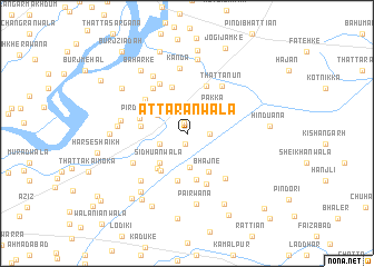 map of Attarānwāla