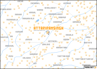 map of Attāri Rām Singh