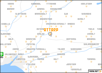 map of Ättarp