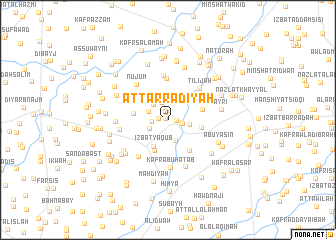 map of Aţ Ţarrādīyah