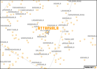 map of Attarwāla