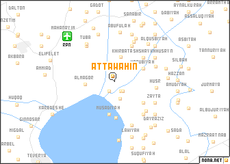 map of Aţ Ţawāḩīn