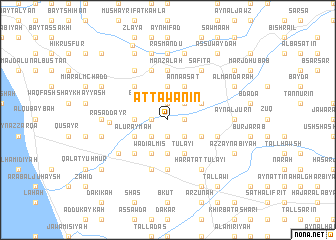 map of At Tawānīn