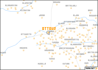 map of Aţ Ţawr