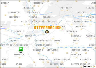 map of Attenborough