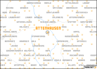 map of Attenhausen