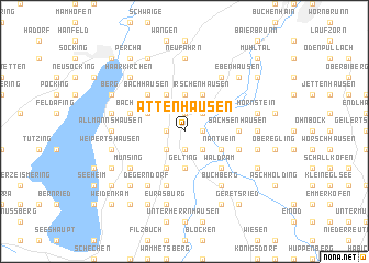 map of Attenhausen