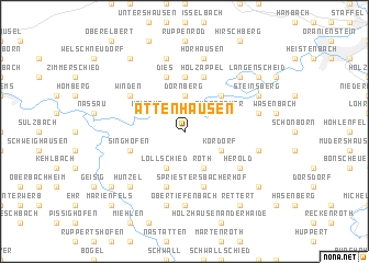 map of Attenhausen