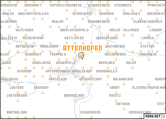 map of Attenhofen