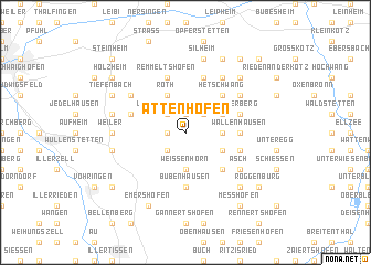 map of Attenhofen