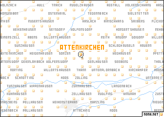 map of Attenkirchen