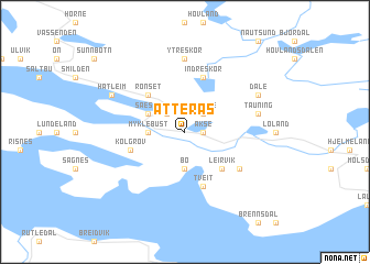 map of Atterås