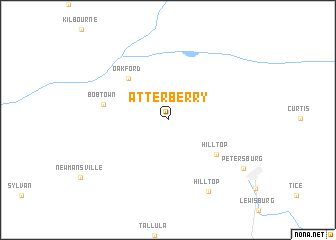 map of Atterberry
