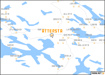 map of Åttersta