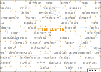 map of Attevillette