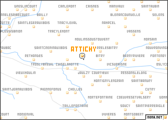 map of Attichy