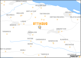 map of Attikovo