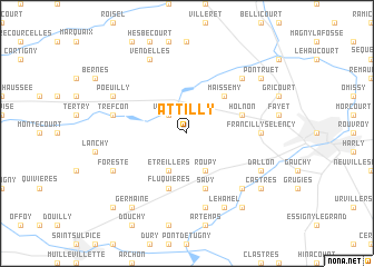 map of Attilly