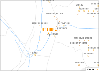 map of Aţ Ţiwāl