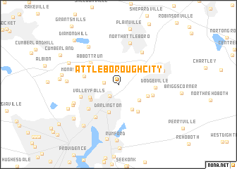 map of Attleborough City
