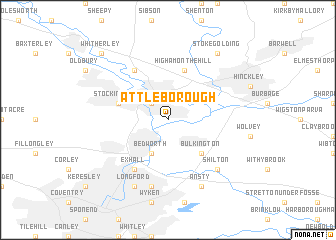 map of Attleborough