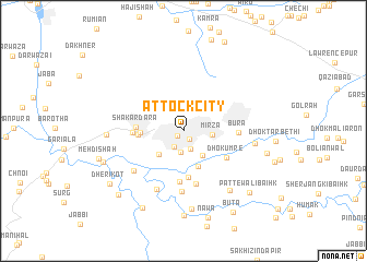map of Attock City