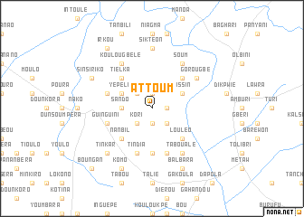map of Attoum