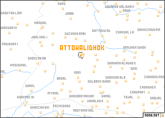 map of Attowāli Dhok