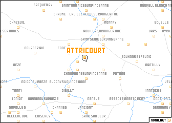 map of Attricourt