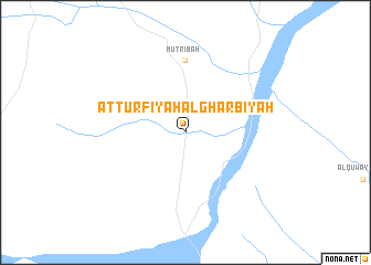 map of Aţ Ţurfīyah al Gharbīyah