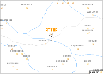 map of Aţ Ţūr