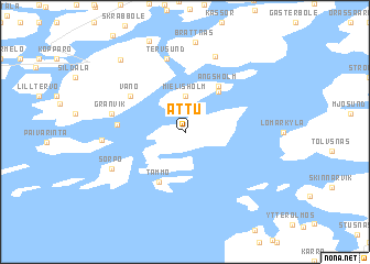 map of Attu