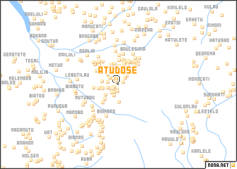 map of Atudose