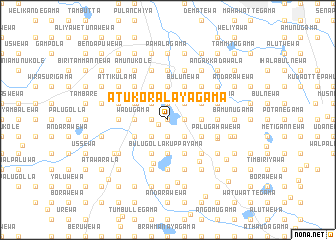 map of Atukoralayagama