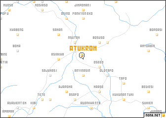 map of Atukrom