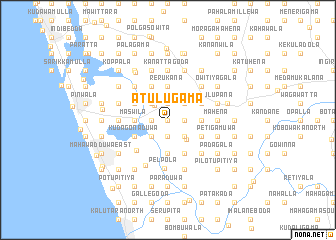 map of Atulugama