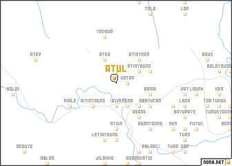 map of A Tul