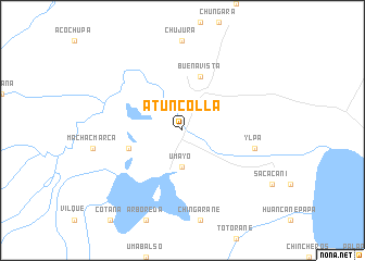 map of Atuncolla