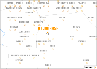 map of Atunkwasa