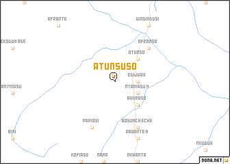 map of Atunsuso