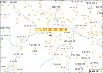 map of Atun Tocrarana