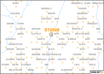 map of Atunwa